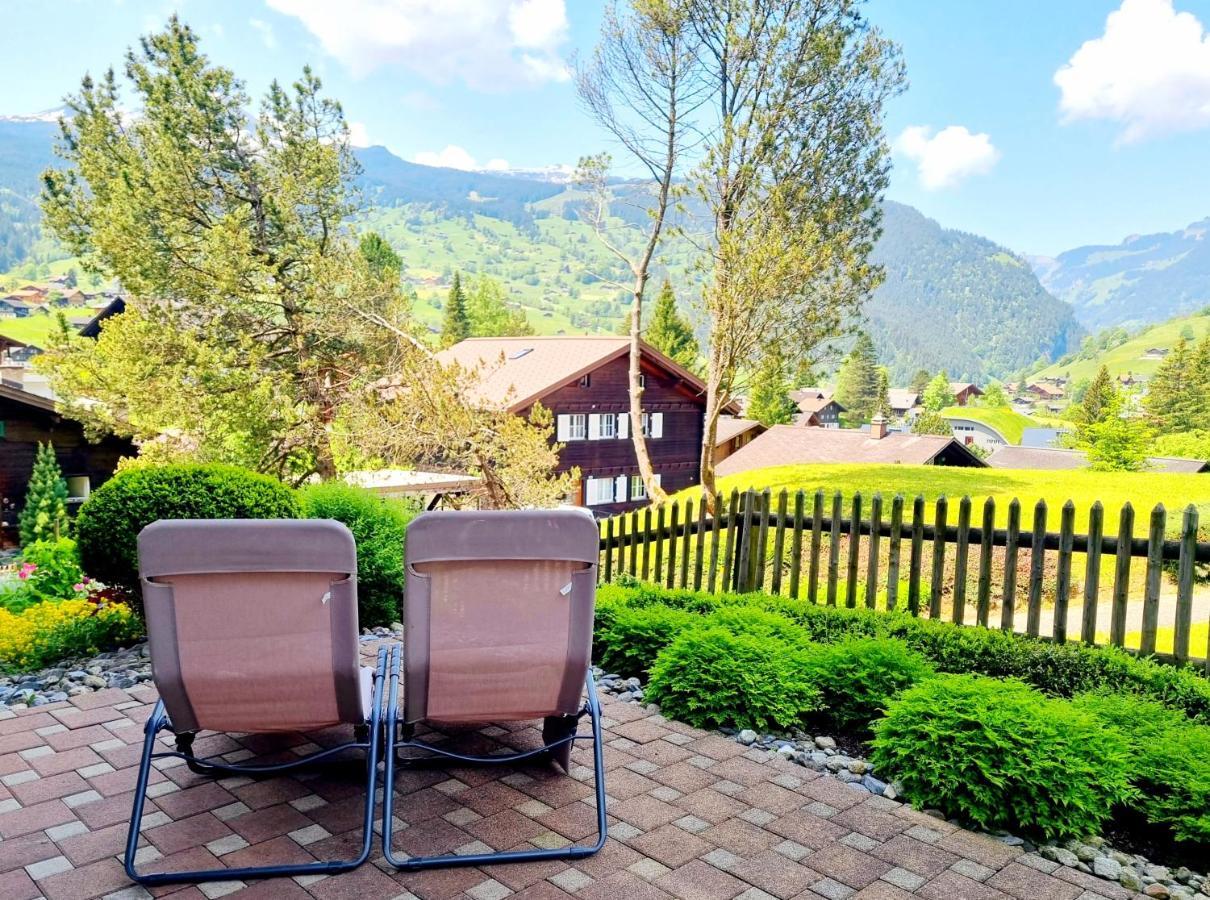 Mom - Alpine Boutique Apartments, Chalet Fagus, Terrace Studio Grindelwald Dış mekan fotoğraf