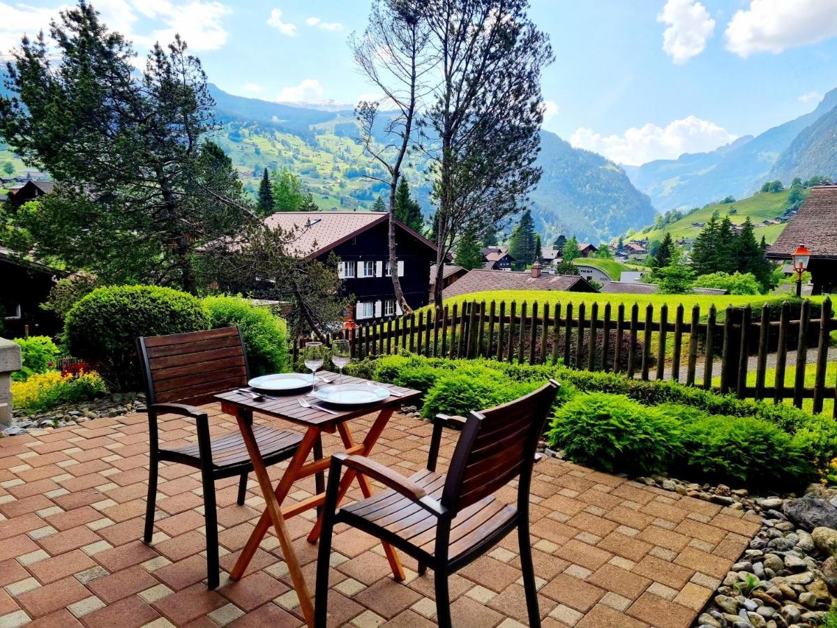 Mom - Alpine Boutique Apartments, Chalet Fagus, Terrace Studio Grindelwald Dış mekan fotoğraf