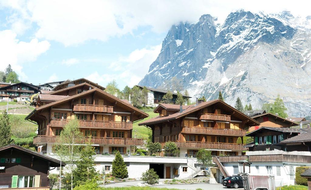Mom - Alpine Boutique Apartments, Chalet Fagus, Terrace Studio Grindelwald Dış mekan fotoğraf