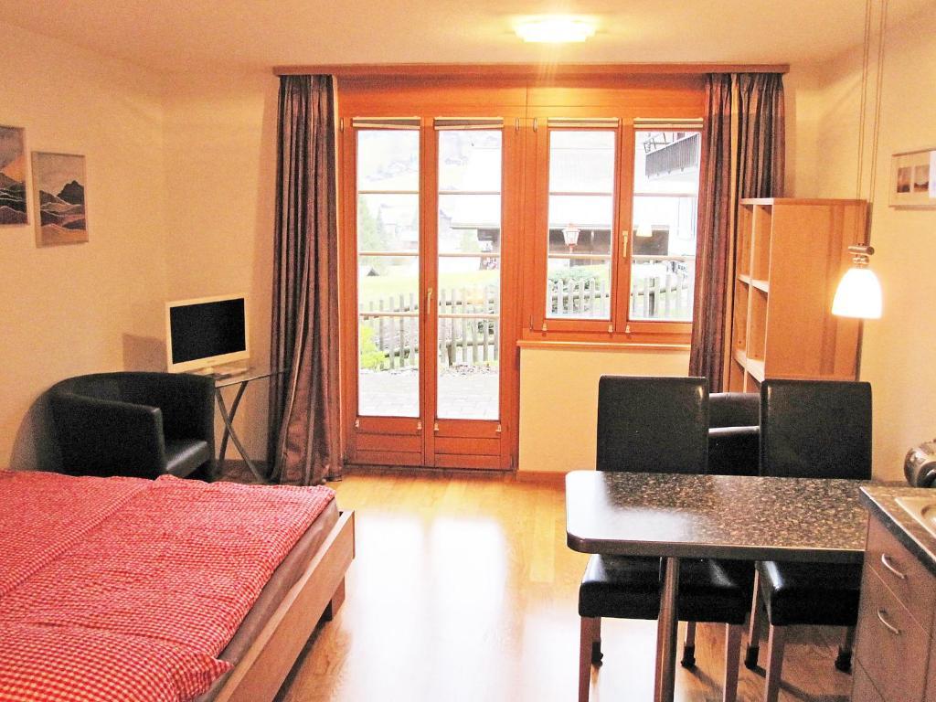 Mom - Alpine Boutique Apartments, Chalet Fagus, Terrace Studio Grindelwald Oda fotoğraf